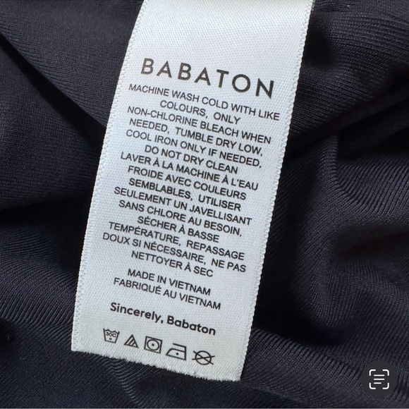 Aritzia Babaton Original Contour Squareneck Thong Bodysuit Black Size S - Picture 8 of 11